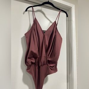 Cross body body suit tank